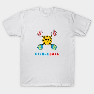 Funny pickleball pirates logo T-Shirt